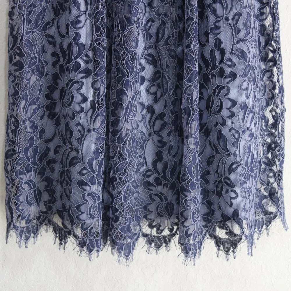 Eliza J gathered lace midi dress size 4 - Picture 4 of 11